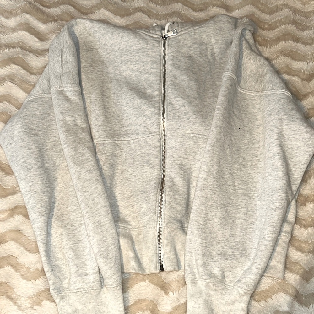 Abercrombie & Fitch Essential Ribbed Sunday Hooded Full-Zip